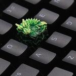 Keycaps Artisan Skeleton Dragon - Verde - Keycaps Industries