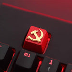 Copritasti personalizzati Unione Sovietica oro rosso