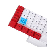 Keycaps 40% flipper rosso e blu