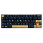 kit keycaps stargaze nero giallo su una tastiera meccanica personalizzata