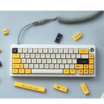 tastiera con kit di copritasti ape gialla